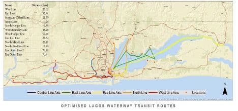 Lagos Waterways Routes
